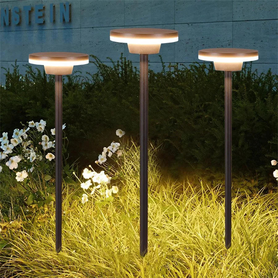 Modern Outdoor LED Bollard Light for Garden Paths