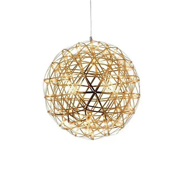 Modern Firework Ball LED Chandelier for Living Rooms