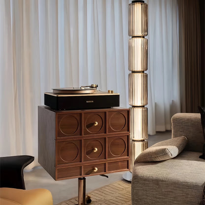 Nordic Glass Floor Lamp – Designer LED Standing Light for Home Decor