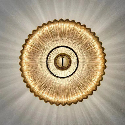 Nordic Glass Wall Sconce LED Bedroom Living Room Lamp