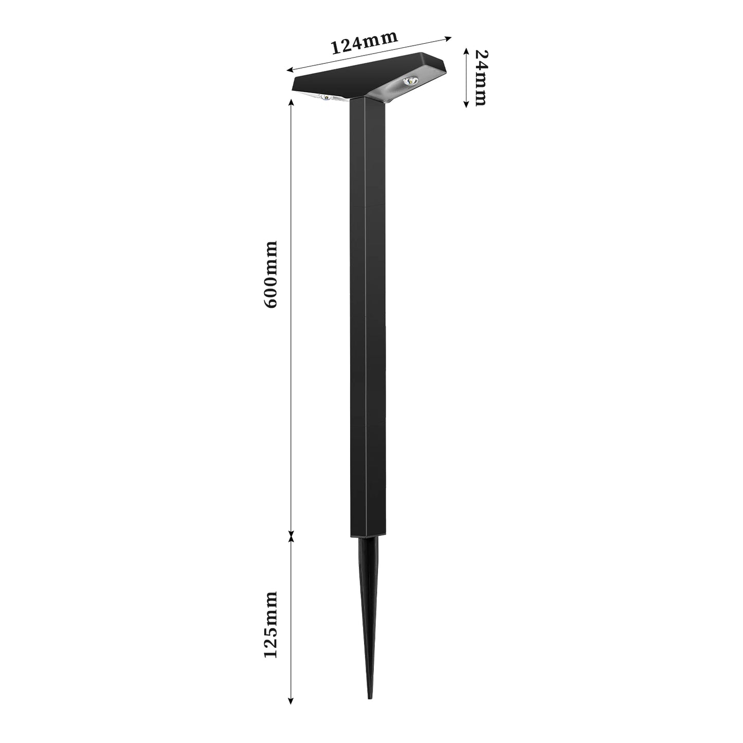 Solar Ground Lights for Garden and Pathway Decor