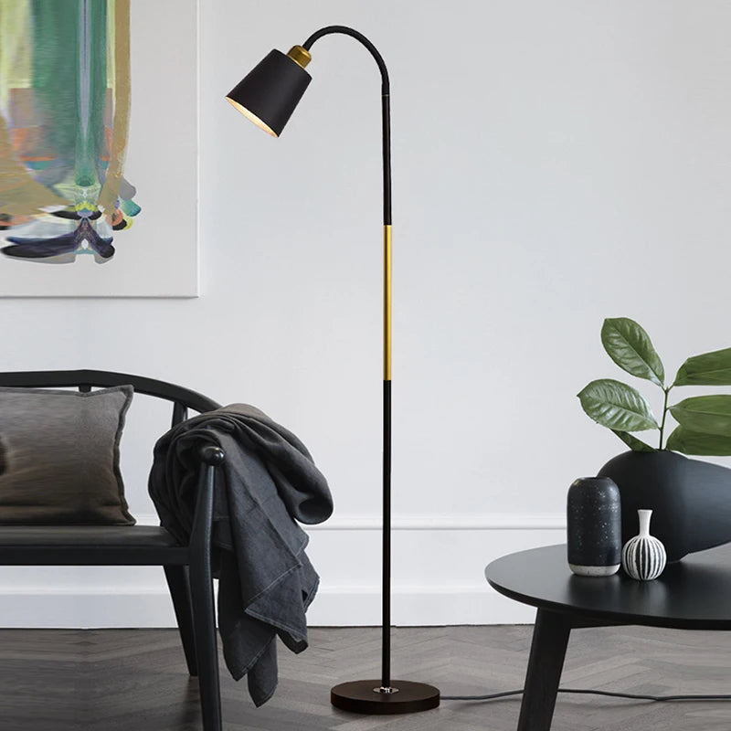 Adjustable LED Floor Lamp – Minimalist Iron Standing Reading Light