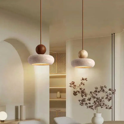 Vintage Agate Pendant Light Bedroom Restaurant Dining Lamp