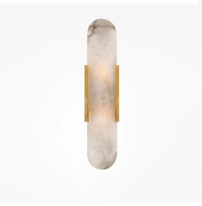 Natural Marble Wall Sconce for Bedrooms and Hallways
