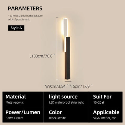 Dimmable Outdoor LED Wall Sconce for Gardens