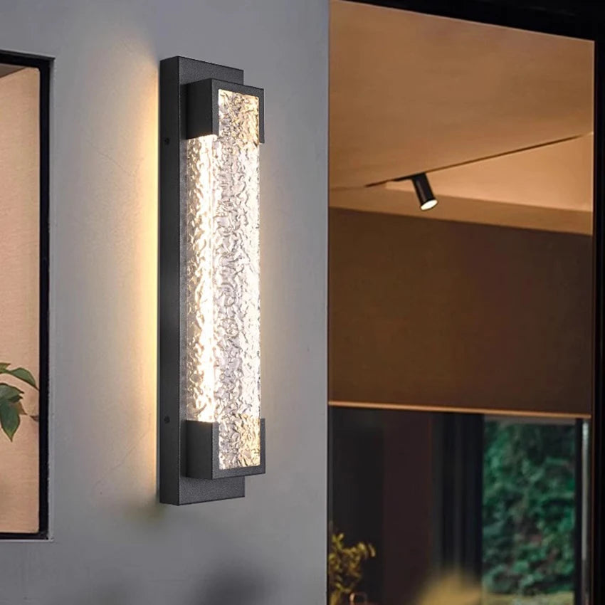 Modern Waterproof Long Strip Outdoor Wall Light