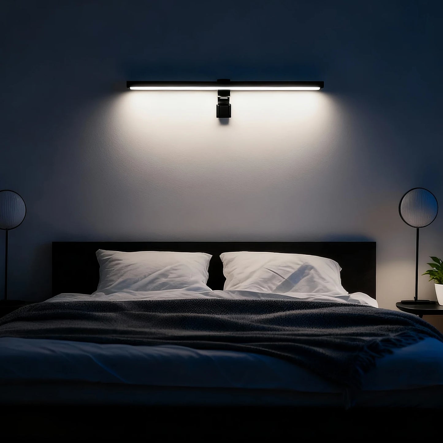 Minimalist LED Reading Wall Lamp for Bedrooms