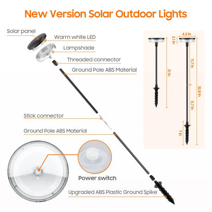 Solar Swaying Pathway Lights for Yard Decor