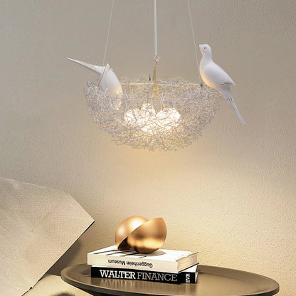 Adjustable Bird Nest Chandelier for Dining Rooms