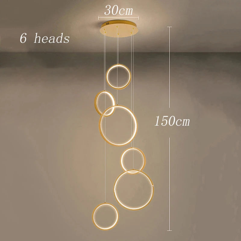 Modern LED Pendant Chandelier for Dining Rooms