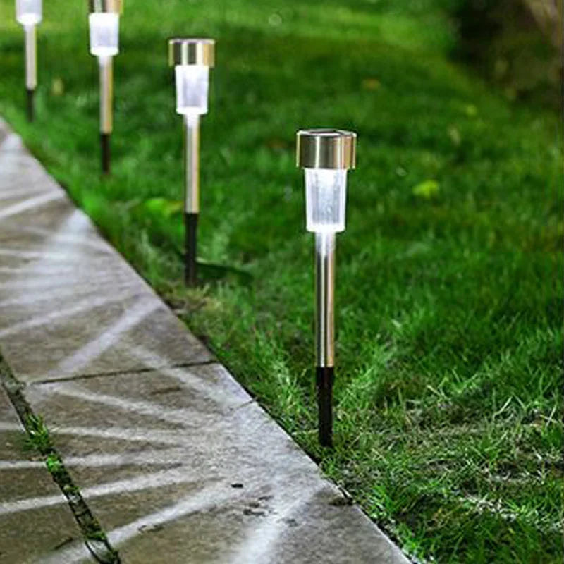 Solar Ground Stake Lights for Garden Pathways