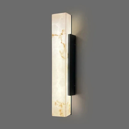 Modern Marble Outdoor Wall Light for Porches and Facades