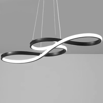 Kitchen Island LED Pendant Dimmable Hanging Lamp with Remote