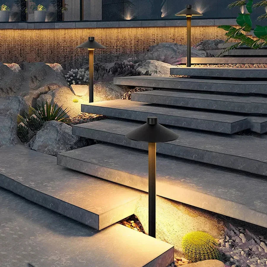 Mushroom LED Lawn Light Outdoor Garden Pathway Landscape Lamp