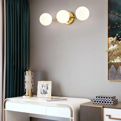 Nordic Glass Ball LED Wall Sconce for Modern Homes