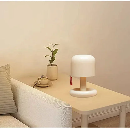Sunset Mushroom LED Lamp – Rechargeable Ambient Night Light for Cozy Spaces