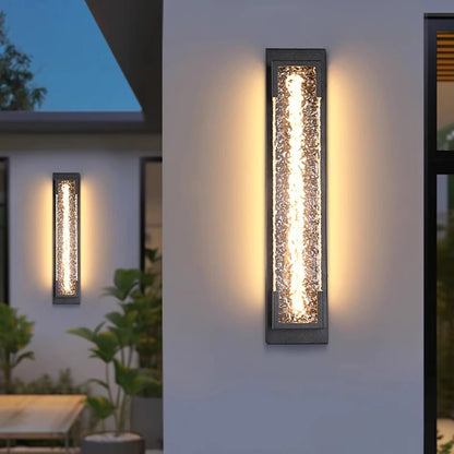 Modern Waterproof Long Strip Outdoor Wall Light
