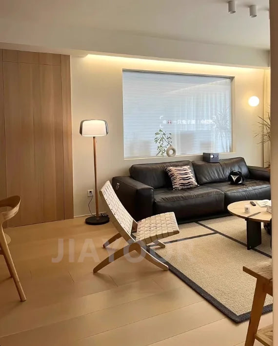 Modern Glass Floor Lamp – Elegant Decorative Lighting for Living Room