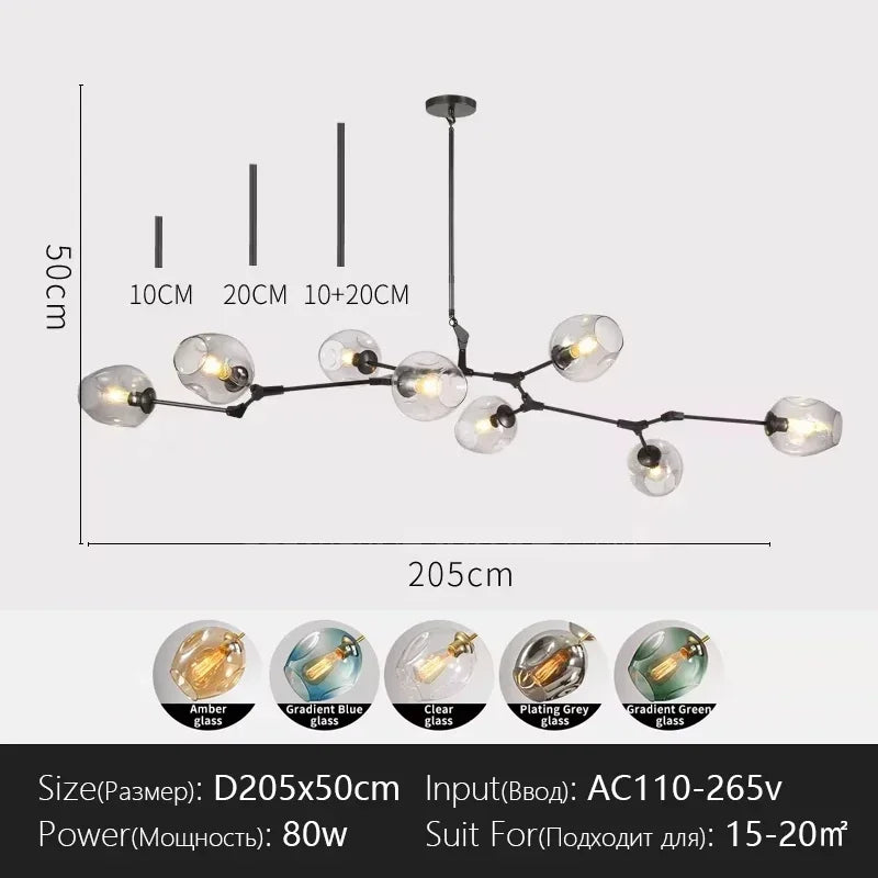 Modern Branch Pendant LED Ceiling Chandelier