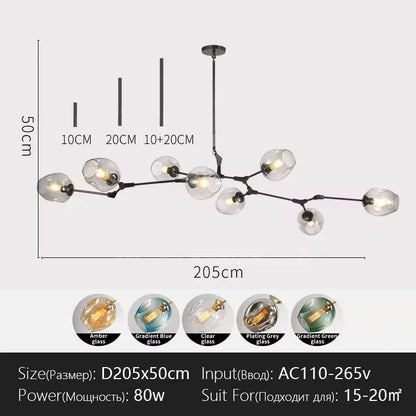 Modern Branch Pendant LED Ceiling Chandelier