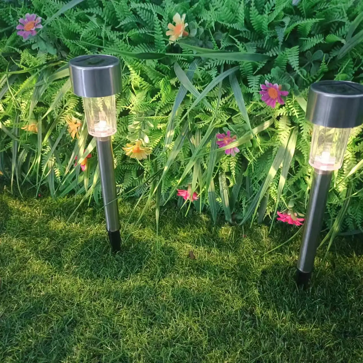Solar Ground Stake Lights for Garden Pathways