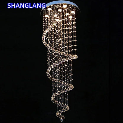 Luxury LED Staircase Chandelier for Modern Interiors