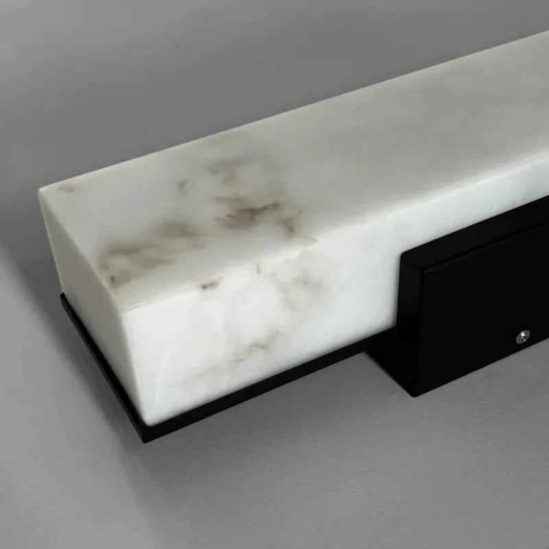 Modern Marble Outdoor Wall Light for Porches and Facades