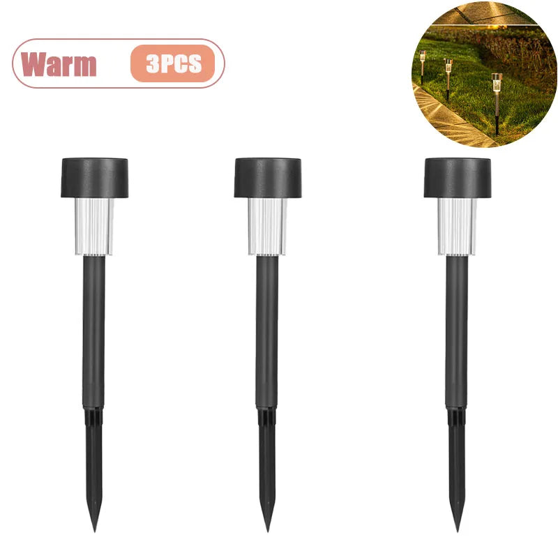 Solar Stainless Steel Pathway Lights for Outdoor Walkways