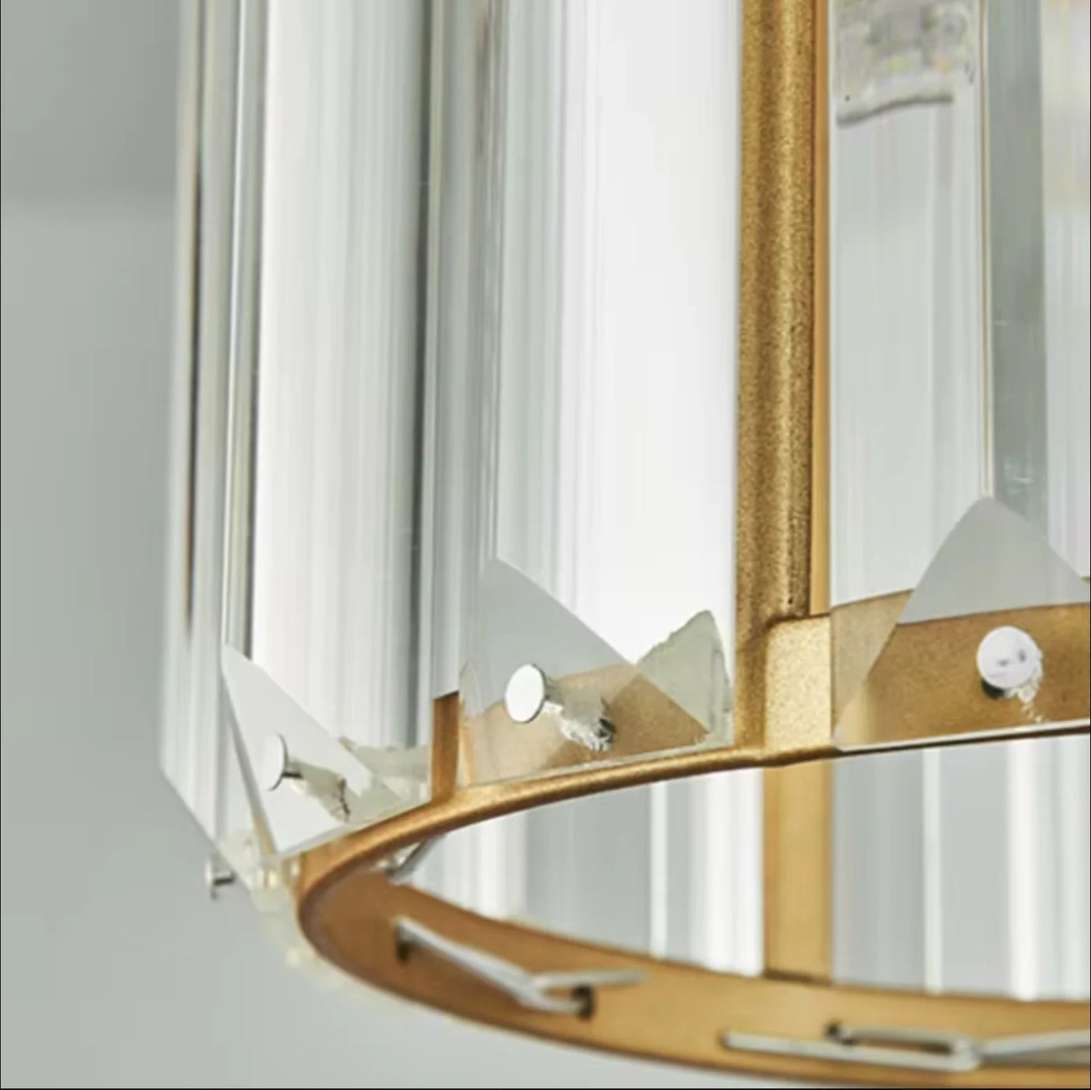 Modern Crystal Pendant Light K9 LED Living Room Ceiling Lamp