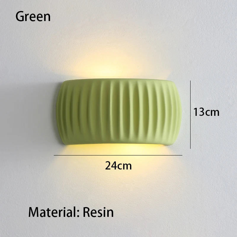 French European Resin Wall Lamp for Elegant Interiors