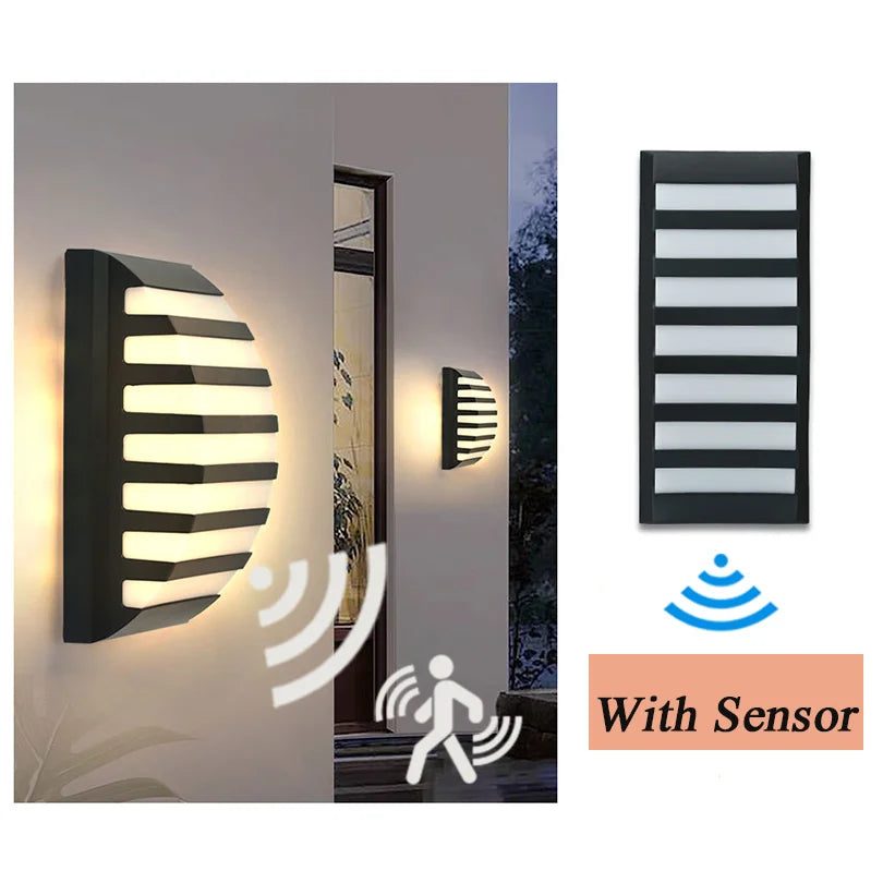 IP66 Motion Sensor Outdoor Wall Light for Porches