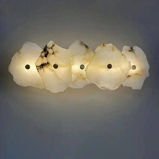 Luxury Marble Stone Wall Lamp for Modern Interiors