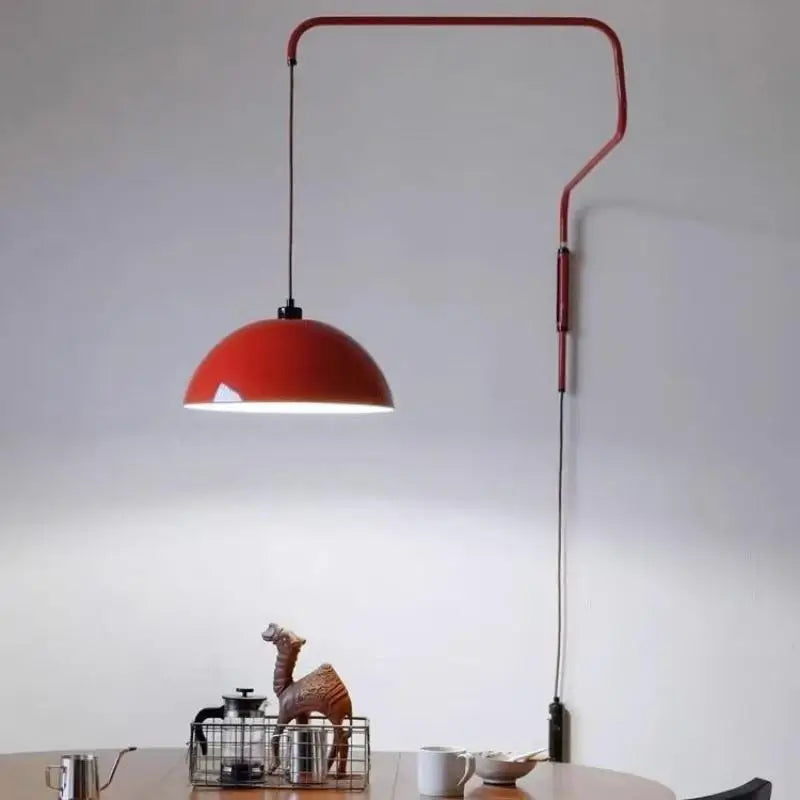 Rotatable Long Arm Wall Lamp for Reading Spaces