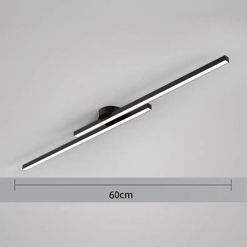 Long Aluminum LED Ceiling Light Modern Hallway Balcony Lighting