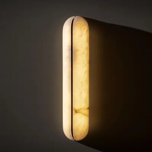 Natural Marble LED Wall Lamp for Luxury Interiors
