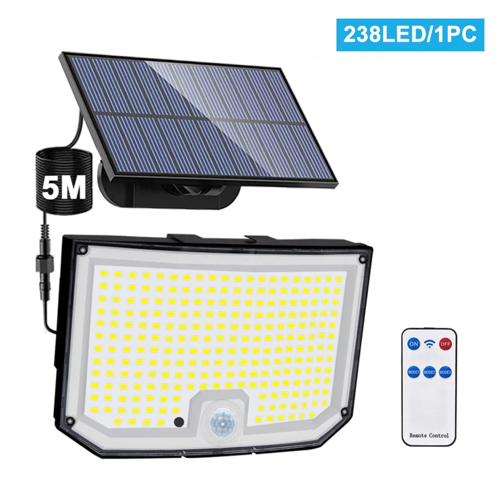 Solar Motion Sensor Flood Lights for Outdoor Security