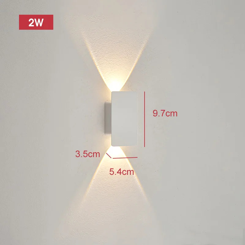 Outdoor LED Wall Lamp 18W Waterproof Bedroom and Exterior Light