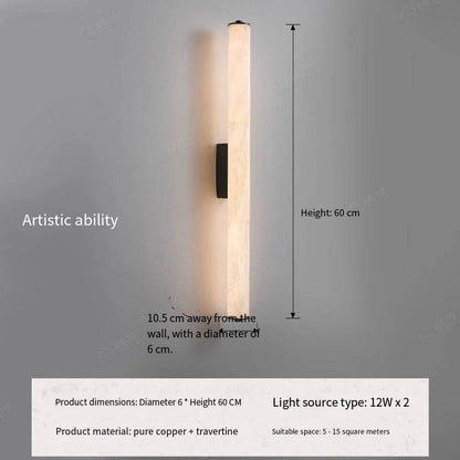 Luxury Marble Texture Wall Lamp for Modern Interiors