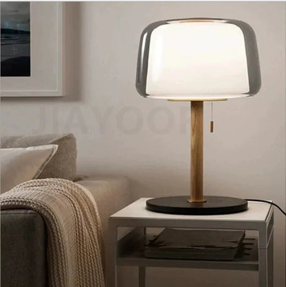 Modern Glass Floor Lamp – Elegant Decorative Lighting for Living Room