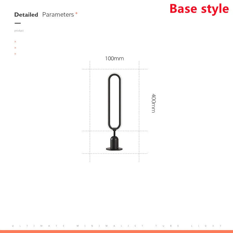 Minimalist Outdoor LED Lawn Lamp for Garden Pathways