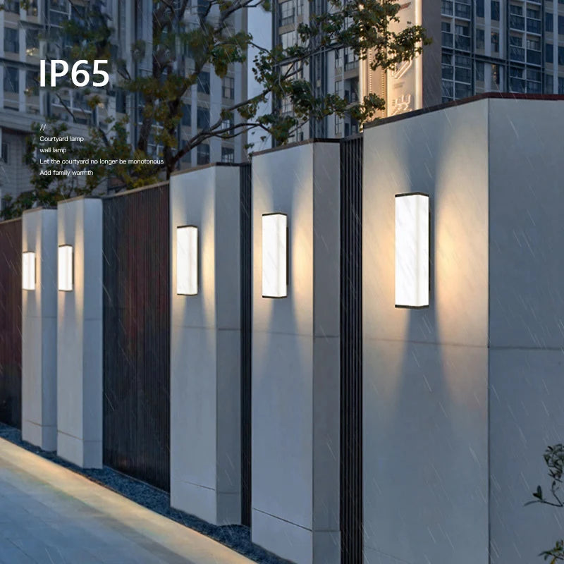 Modern Stainless Steel Outdoor LED Wall Light