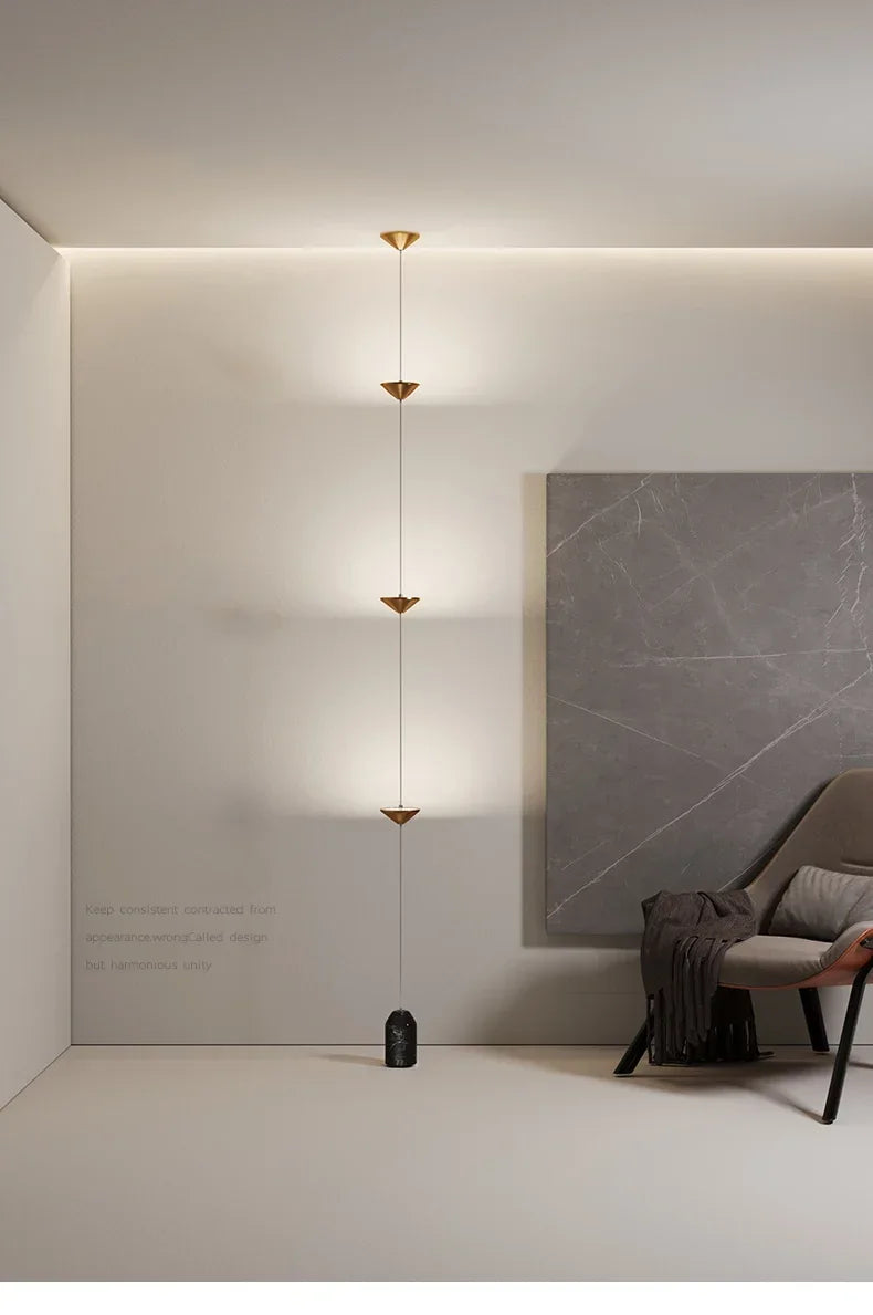 Luxury Minimalist Floor Lamp – Modern Black Ambient Lighting for Living Room