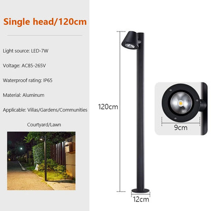 Rotating Outdoor LED Spotlight for Landscape Lighting