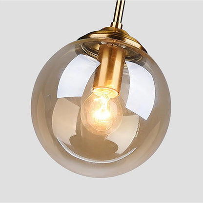 Modern Luxury Glass Pendant Light Nordic LED Hanging Lamp