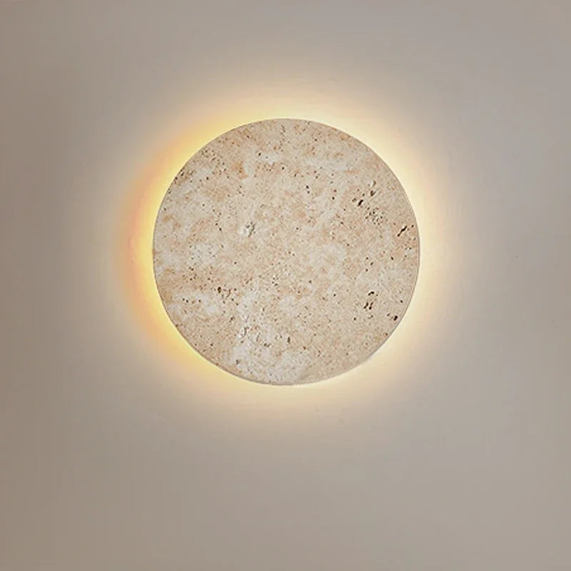 Natural Cave Stone LED Wall Sconce for Modern Homes