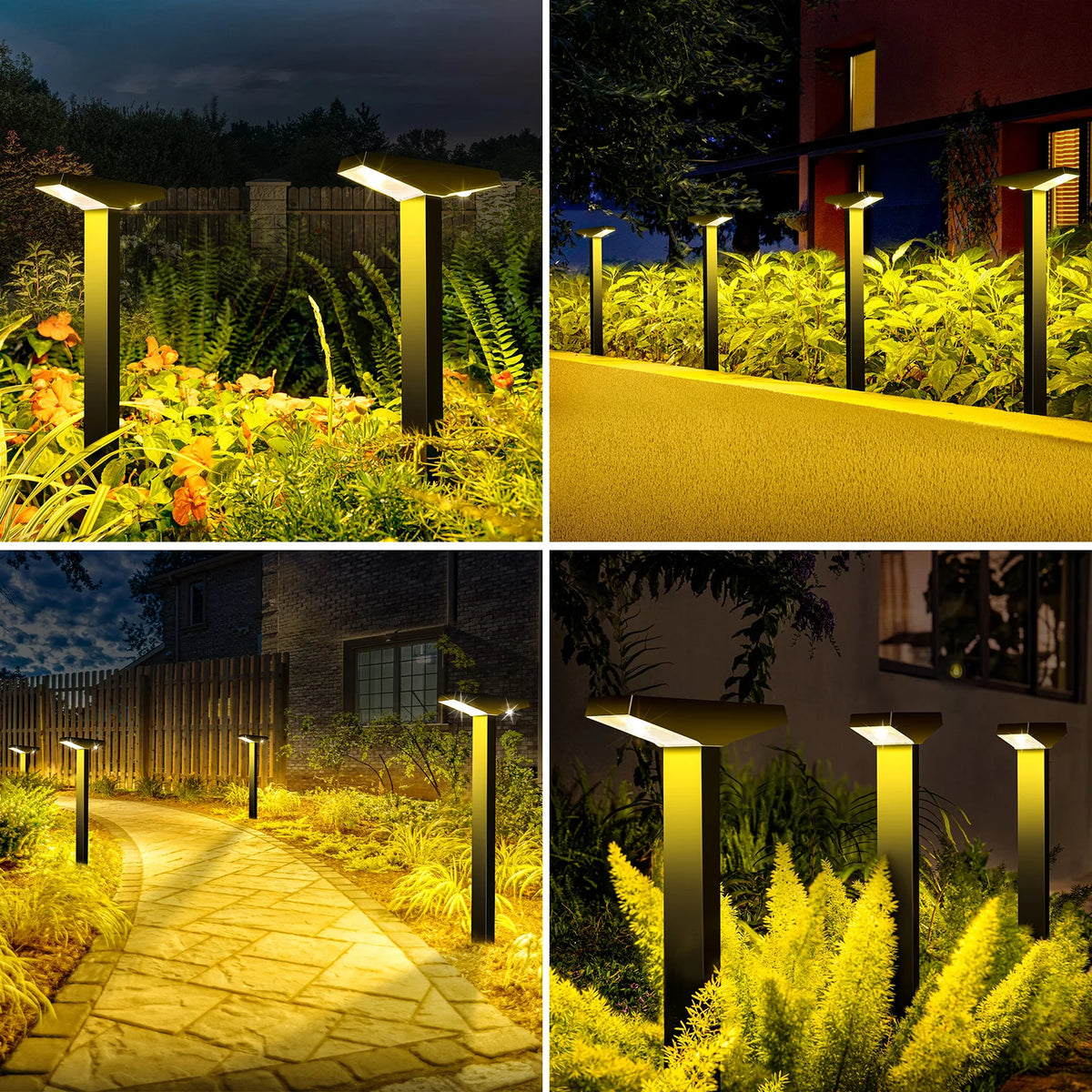 Solar Ground Lights for Garden and Pathway Decor