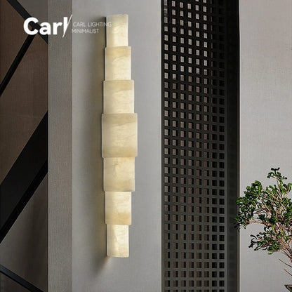 Luxury Marble Wall Lamp for Bedrooms and Hallways