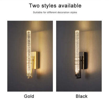 Bubble Crystal Wall Lamp for Luxury Interiors