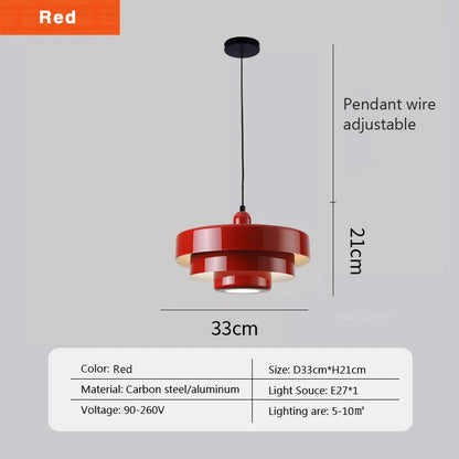 Nordic Aluminum Pendant Light Medieval Style Ceiling Lamp