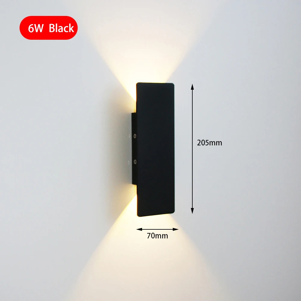 Minimalist LED Wall Lamp 6W Indoor Corridor Bedroom Light